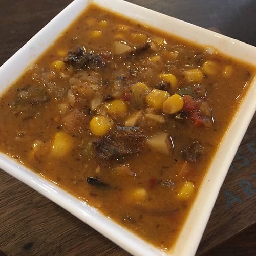 Corn Chowder  at Lagusta's Luscious Cafe in New Paltz