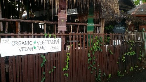 street front at Bodhi Tree Cafe in Chiang Mai