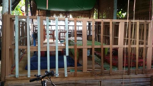 gazebo area at Bodhi Tree Cafe in Chiang Mai