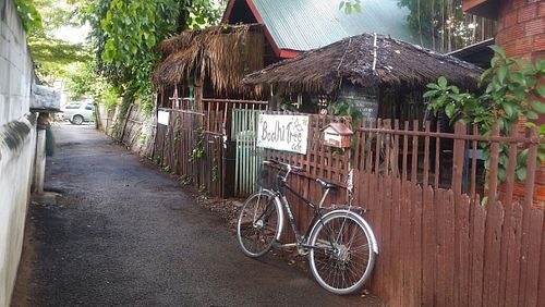 street front at Bodhi Tree Cafe in Chiang Mai