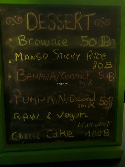 Desserts at Bodhi Tree Cafe in Chiang Mai