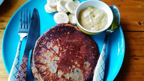 Wholewheat Pancake at Bodhi Tree Cafe in Chiang Mai