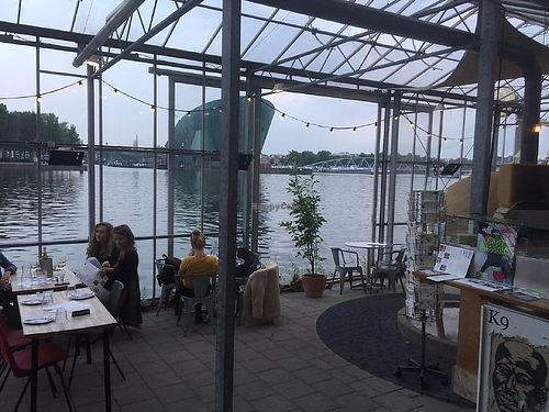 the main restaurant.  at Mediamatic ETEN in Amsterdam