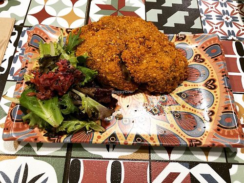 Cachopo at Distrito Vegano in Madrid