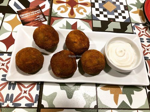 Grandma Croquettes  at Distrito Vegano in Madrid