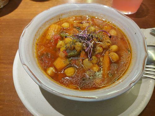 Menu of the day / Main / Chickpea stew at La Encomienda in Madrid