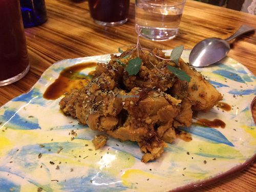 Yummy potato  at La Encomienda in Madrid