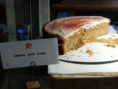 3 vegan cake options at Waterloo Tea in Cardiff