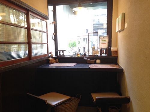 Seating area at Kome-hana Bakery - Ocome Bakery in Nagoya