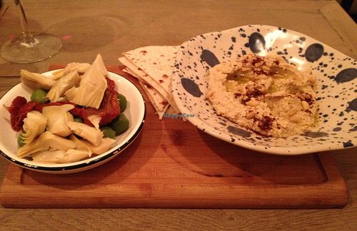 Hummus at Manna Manna in Brasov