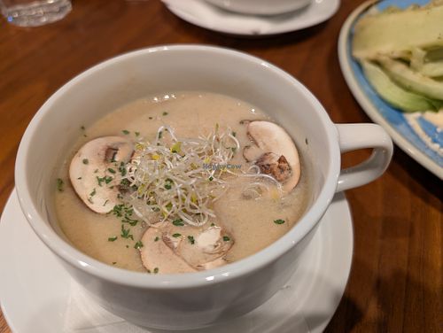 Soy milk soup at Mr. Farmer - Omotesando in Tokyo