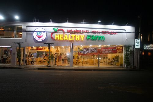 Restaurant Facade at Healthy Farm - Dien Bien Phu District 3 in Ho Chi Minh City