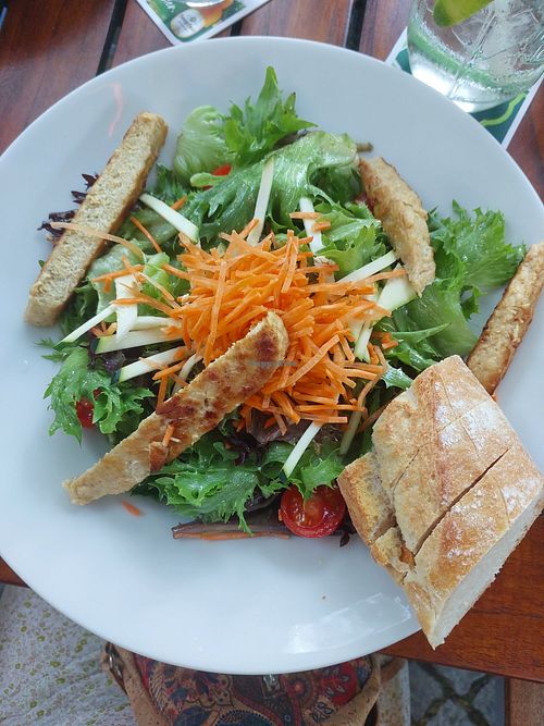 Mischwald Salat mit Planted Chicken at Aposto in Karlsruhe