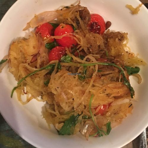 charred spaghetti squash at Grain in Allentown