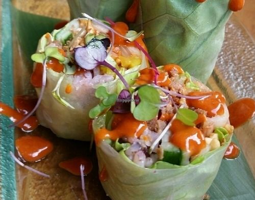 vegan wraps at Acai Berry in Brooklyn