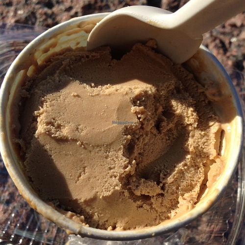 espresso raw icecream  at Oh my Goodness in Helsinki