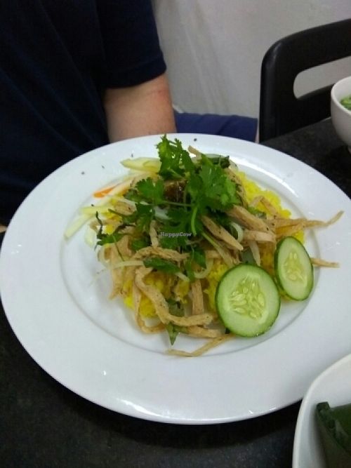'chicken' noodles at Am Thuc Chay - Thai Phien in Da Nang