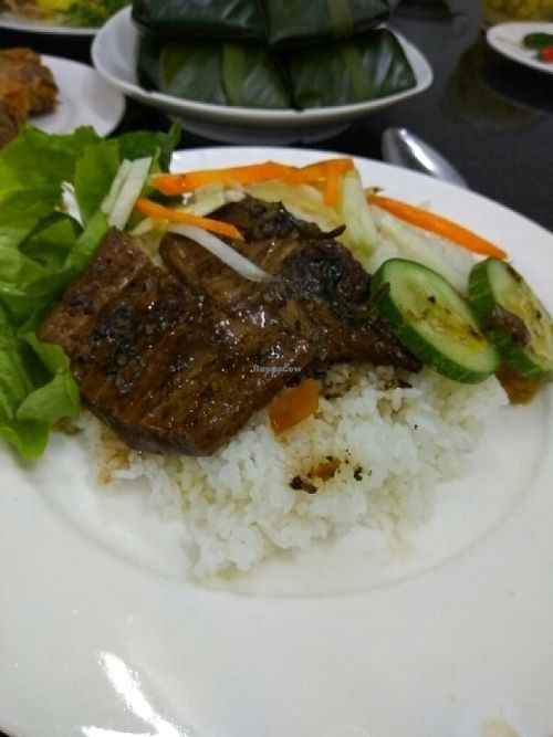 'pork' ribs and rice at Am Thuc Chay - Thai Phien in Da Nang