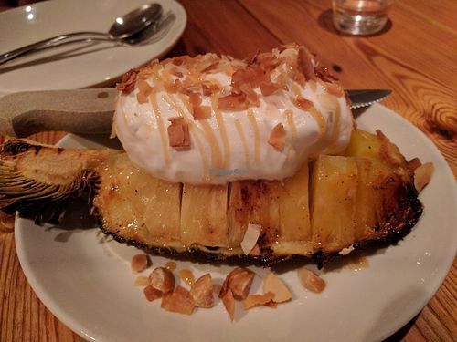 Pineapple baked in tandoor oven  at Nix in New York City