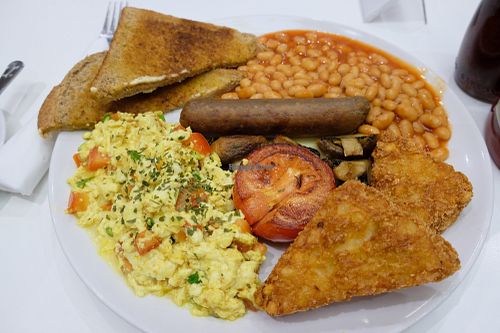 All-day breakfast. at Loving Hut - Southgate in Crawley