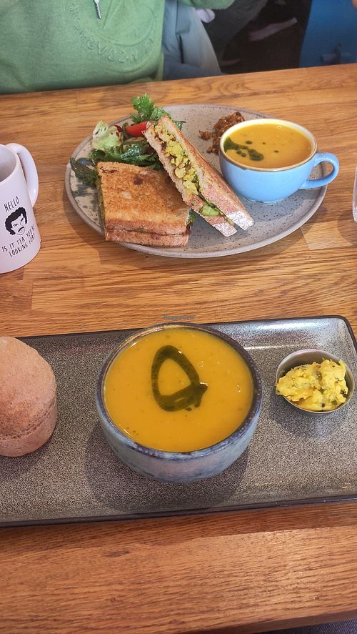 Full portion of Soup + Soup & Sambo combo at Budd's in Ballydehob