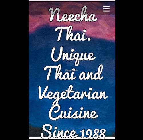 Half the menu is vegetarian! at Neecha Thai in Oakland