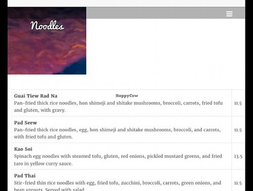 They'll do any vegetarian dish vegan-style, just ask! The Pad Thai is delicious.  at Neecha Thai in Oakland