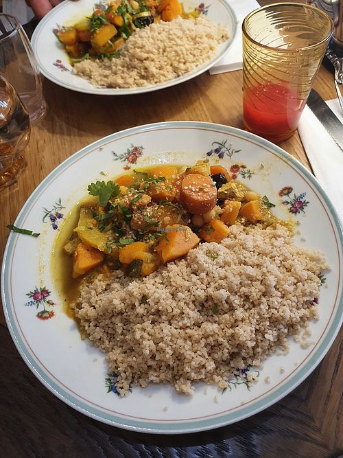 Tajine de légumes at Sare & The in Sare