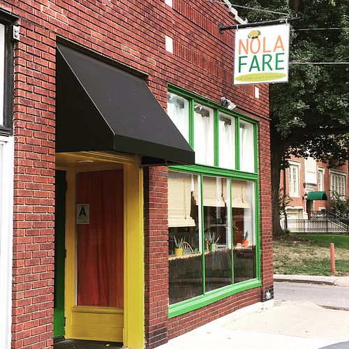 Nola Fare exterior at Lovafare in Louisville
