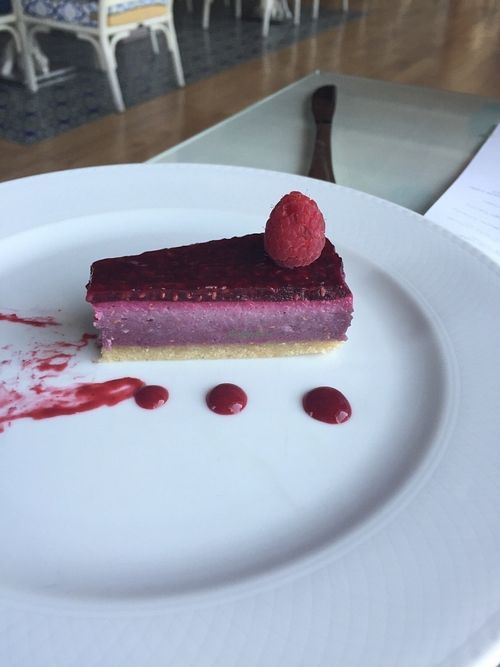 Raspberry Cheesecake  at Omnia Blue  in Dubai
