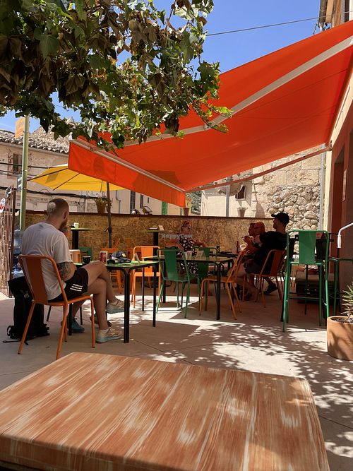 Cute outside patio   at Sa Ruta Verda in Mallorca