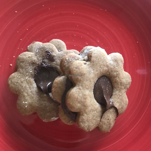 Biscuits with chocolate   at Wani Vegan Bakery in Rome