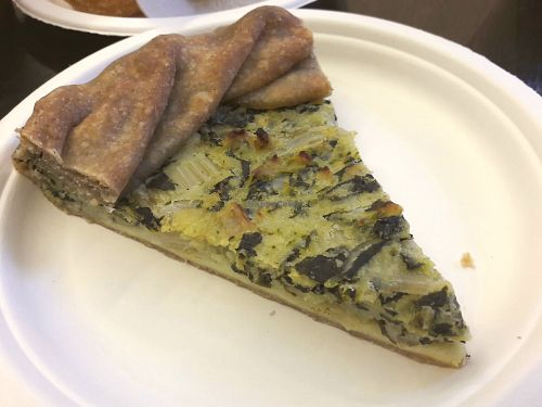 Quiche at Wani Vegan Bakery in Rome