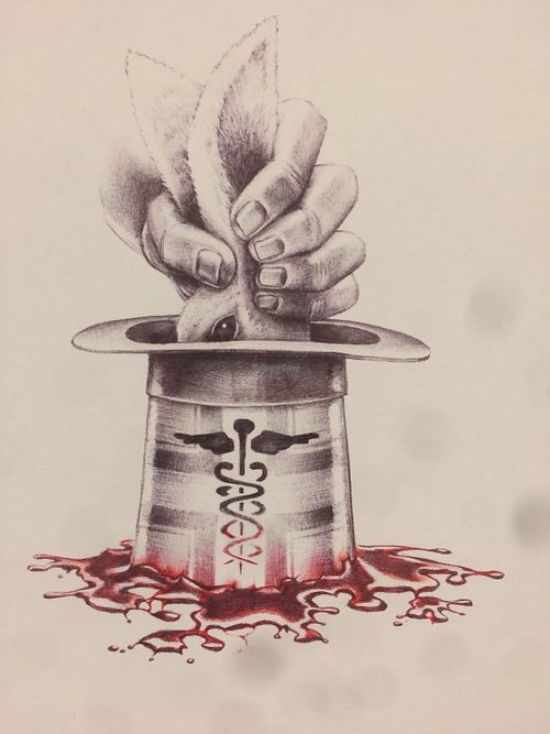 Art piece  at Wani Vegan Bakery in Rome