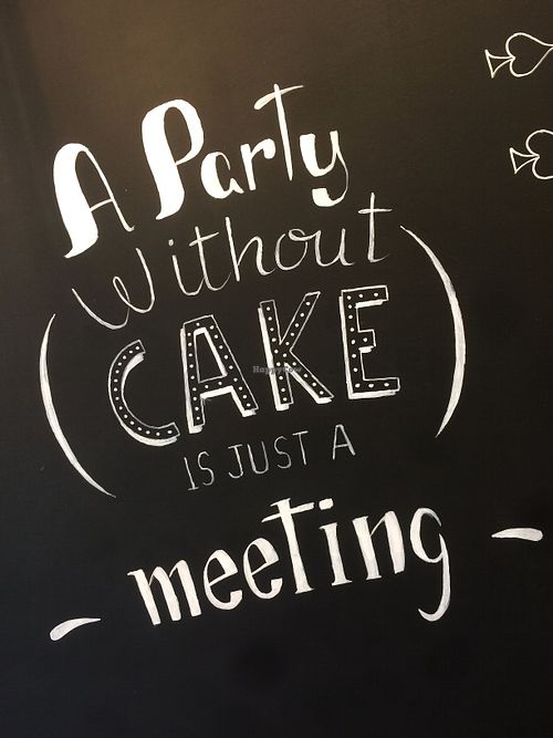 So true at Wani Vegan Bakery in Rome