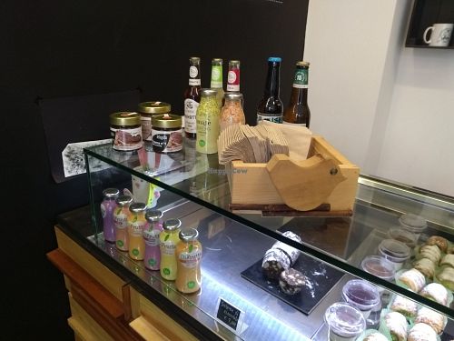 Drinks they sell at Wani Vegan Bakery in Rome