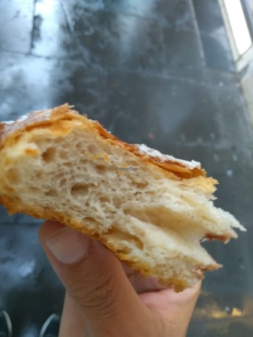 Their Cornetto (1,50euros) at Wani Vegan Bakery in Rome