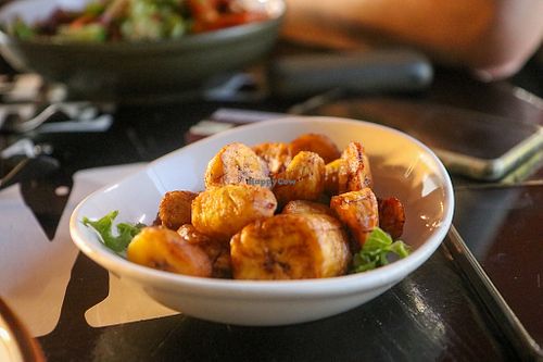 fried plantains at Umbrellas Beach Bar in St Georges