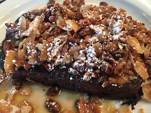 Coconut cardomam french toast at counter at The Hazel Room in Portland