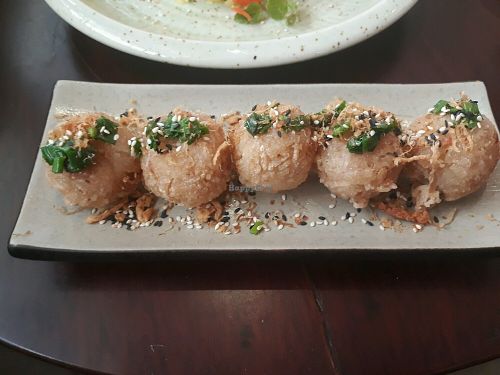 Rice balls coconut at Pi Vegetarian Bistro in Ho Chi Minh City