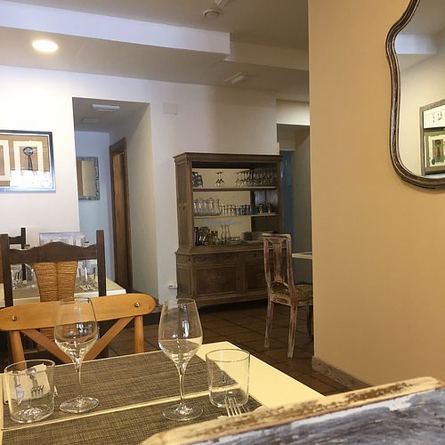 salon at Camino Vegano in Logrono