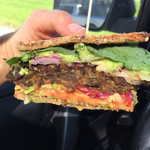 burger!  at It's All Good Organic in Calgary