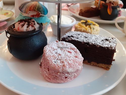Raspberry scone at The Great British Cupcakery in Newcastle Upon Tyne