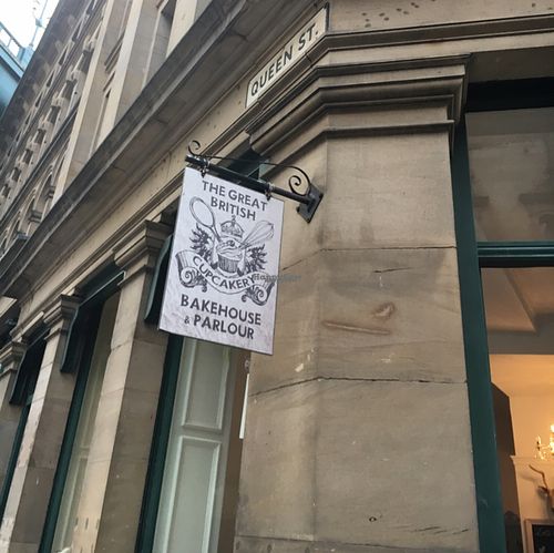 outside  at The Great British Cupcakery in Newcastle Upon Tyne