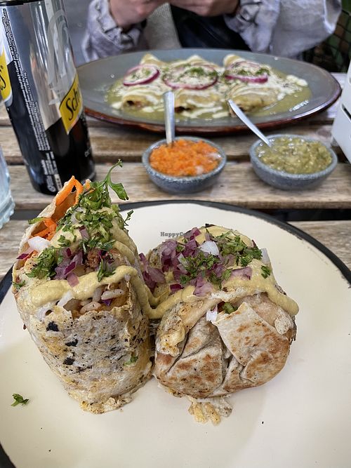 Burrito  at Veguisima in Mexico City