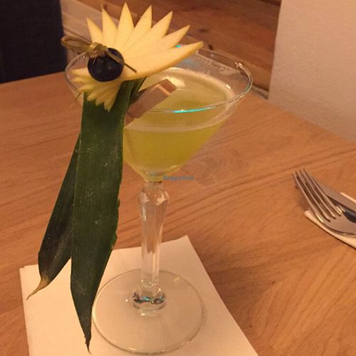 cocktail at Veganic in Krakow