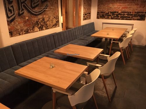 inside  at Veganic in Krakow