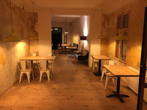 inside  at Veganic in Krakow