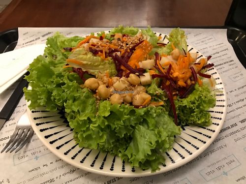 Salad at Veni Vidi Vici in Sao Paulo