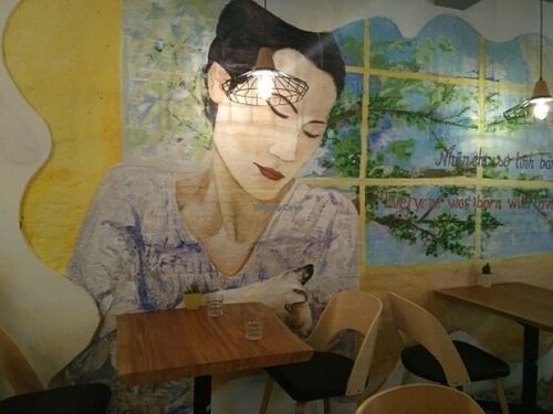 mural at Minh Chay - Ma May in Hanoi